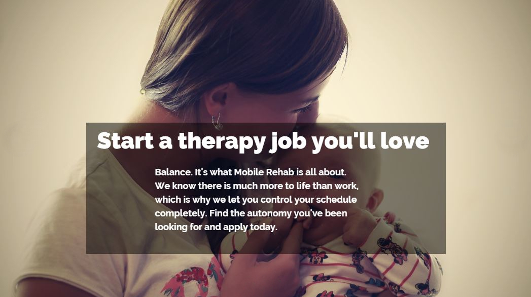 a therapy job you will love